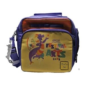 2025 Disney Parks EPCOT Festival of the Arts Figment Lug Ranger Lunchbox Bag NEW